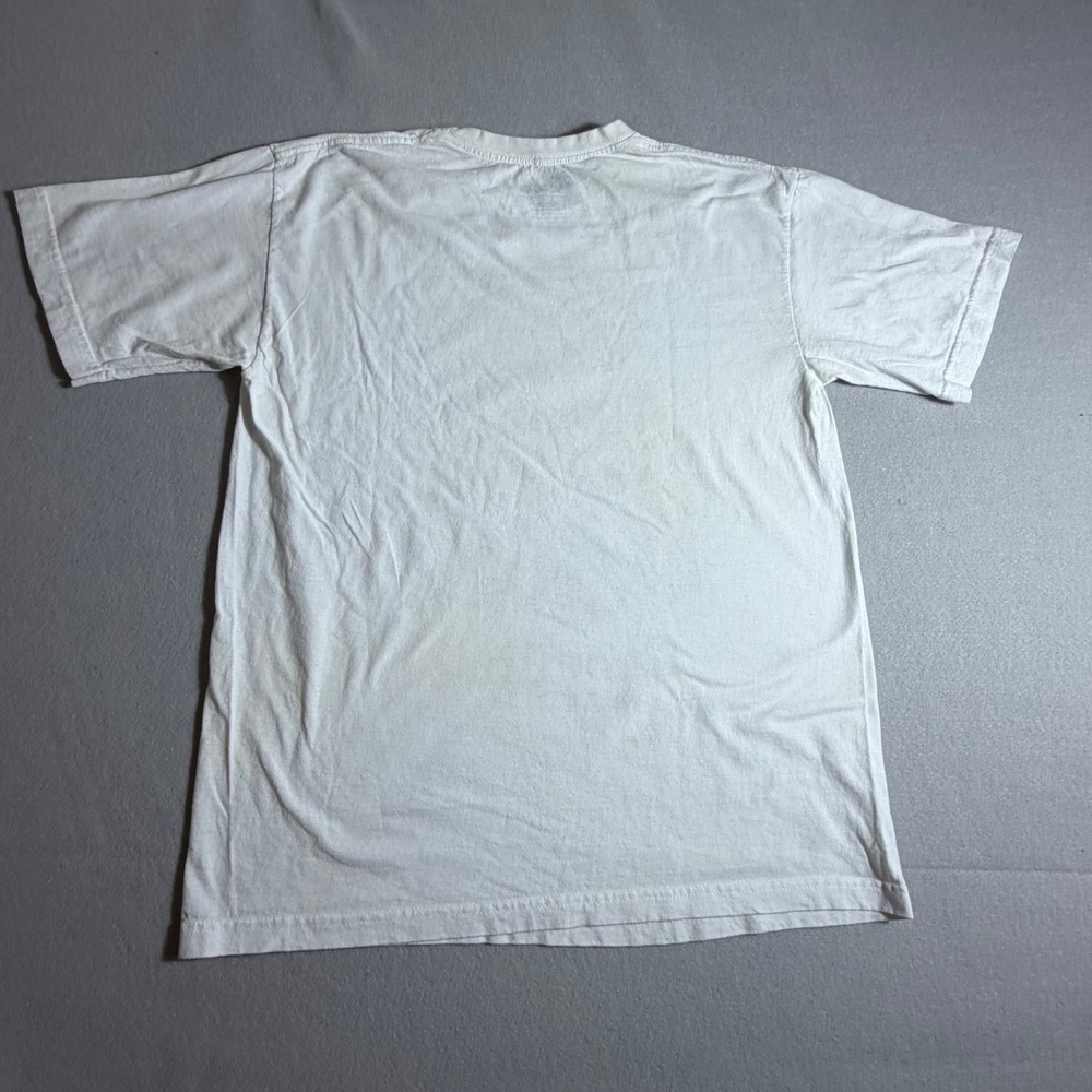 Cancun Mexico Mayan Mask Pyramid Graphic T-Shirt White Mens Large Souvenir Tee - Picture 7 of 8